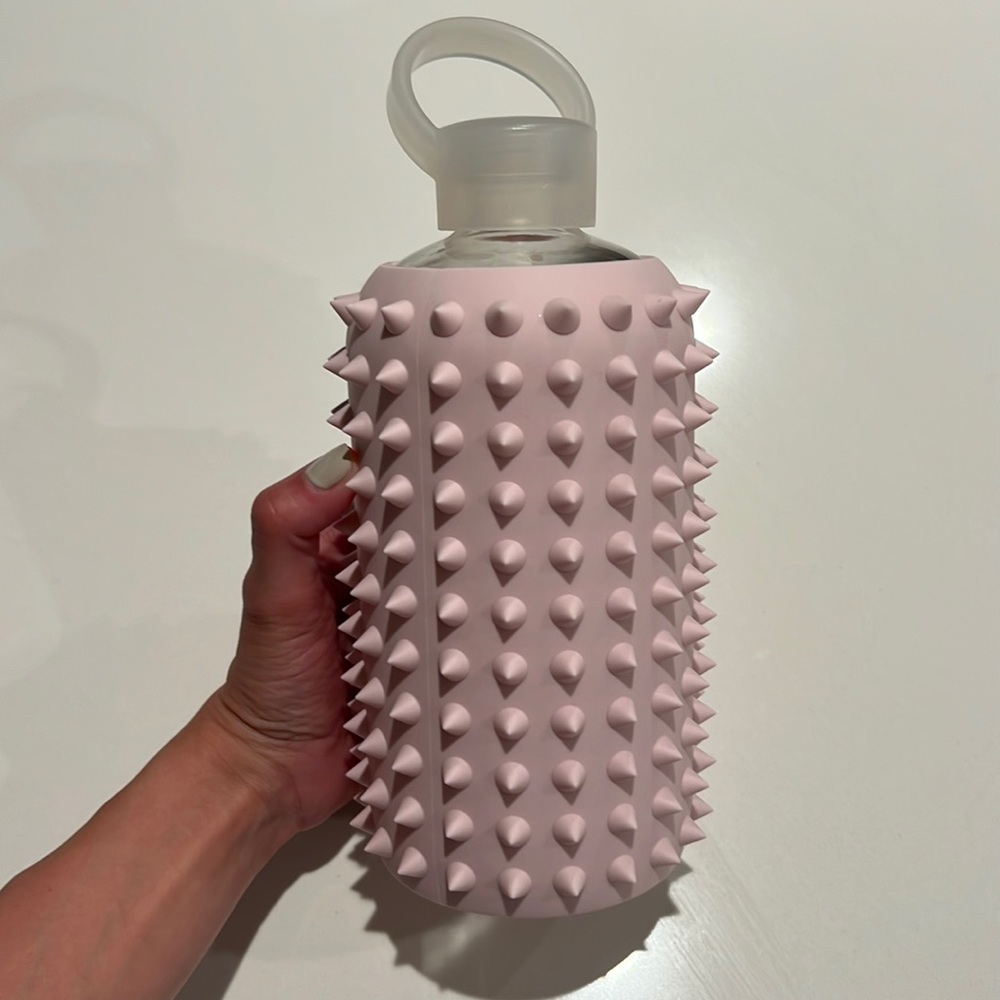 bkr spiked tutu glass water bottle